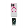 MARSİLYAN™- iPhone 14 Pro Kılıf Pusula Form - Siyah 360 Mat Full Body Arka Koruyucu