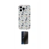 MARSİLYAN™- iPhone 14 Pro Kılıf Pusula Form - Siyah 3D Antistatik Hayalet Cam Ekran Koruyucu