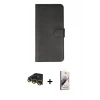 MARSİLYAN™- iPhone 14 Pro Kılıf Siluet Işık Serisi - Siyah Bilvis 3D Mat Cam Ekran Koruyucu + Raze Metal Kamera Lens - GD