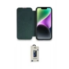 MARSİLYAN™- iPhone 14 Pro Kılıf Siluet Minimal Serisi - Siyah Bilvis Hayalet Cam Ekran Koruyucu