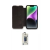 MARSİLYAN™- iPhone 14 Pro Kılıf Siluet Minimal Serisi - Siyah Bilvis Hayalet Cam Ekran Koruyucu