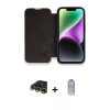 MARSİLYAN™- iPhone 14 Pro Kılıf Siluet Minimal Serisi - Siyah Joko Magic 5D Cam + Raze Metal Kamera Lens - GD