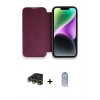 MARSİLYAN™- iPhone 14 Pro Kılıf Siluet Minimal Serisi - Siyah Joko Magic 5D Cam + Raze Metal Kamera Lens - GD