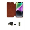 MARSİLYAN™- iPhone 14 Pro Kılıf Siluet Minimal Serisi - Siyah Joko Magic 5D Hayalet Cam + Raze Metal Kamera Lens - GD