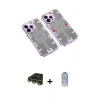 MARSİLYAN™- iPhone 14 Pro Kılıf Ufuk Doku Prime - Siyah Joko Magic 5D Cam + Raze Metal Kamera Lens - GD