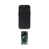 MARSİLYAN™- iPhone 14 Pro Kılıf Ufuk Minimal Özel Seri - Siyah 360 Mat Full Body Arka Koruyucu