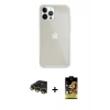 MARSİLYAN™- iPhone 14 Pro Kılıf Vadi Asil Prime - Siyah Buffer Cam Ekran Koruyucu + Raze Metal Kamera Lens - GD