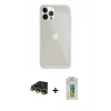 MARSİLYAN™- iPhone 14 Pro Kılıf Vadi Asil Prime - Siyah Polymer Nano Ekran Koruyucu + Raze Metal Kamera Lens - GD