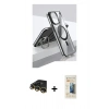 MARSİLYAN™- iPhone 14 Pro Kılıf Vadi Çizgi Özel Seri - Siyah 6D Mat Seramik Hayalet Nano Ekran Koruyucu + Raze Metal Kamera Lens - GD