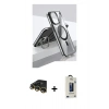 MARSİLYAN™- iPhone 14 Pro Kılıf Vadi Çizgi Özel Seri - Siyah Bilvis Hayalet Cam Ekran Koruyucu + Raze Metal Kamera Lens - GD