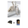 MARSİLYAN™- iPhone 14 Pro Kılıf Vadi Çizgi Özel Seri - Siyah Buffer Hayalet Cam Ekran Koruyucu + Gold Raze Metal Kamera Lens