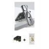MARSİLYAN™- iPhone 14 Pro Kılıf Vadi Çizgi Özel Seri - Siyah Mat Seramik Nano Ekran Koruyucu + Gold Raze Metal Kamera Lens