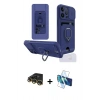 MARSİLYAN™- iPhone 14 Pro Kılıf Vadi Form Prime - Siyah 3D Antistatik Cam Ekran Koruyucu + Raze Metal Kamera Lens - GD