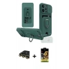 MARSİLYAN™- iPhone 14 Pro Kılıf Vadi Form Prime - Siyah Buffer Cam Ekran Koruyucu + Raze Metal Kamera Lens - GD