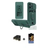 MARSİLYAN™- iPhone 14 Pro Kılıf Vadi Form Prime - Siyah Buffer Hayalet Cam Ekran Koruyucu + Raze Metal Kamera Lens - GD