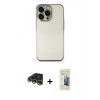MARSİLYAN™- iPhone 14 Pro Kılıf Vadi Minimal - Siyah 6D Mat Seramik Hayalet Nano Ekran Koruyucu + Raze Metal Kamera Lens - GD
