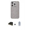 MARSİLYAN™- iPhone 14 Pro Kılıf Vadi Özel Seri - Siyah Joko Magic 5D Cam + Raze Metal Kamera Lens - GD