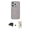 MARSİLYAN™- iPhone 14 Pro Kılıf Vadi Özel Seri - Siyah Mat Seramik Nano Ekran Koruyucu + Raze Metal Kamera Lens - GD