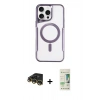 MARSİLYAN™- iPhone 14 Pro Kılıf Yadigar Klasik Özel Seri - Siyah 20D Premium Cam Ekran Koruyucu + Raze Metal Kamera Lens - GD