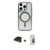 MARSİLYAN™- iPhone 14 Pro Kılıf Yadigar Klasik Özel Seri - Siyah 6D Mat Seramik Hayalet Nano Ekran Koruyucu + Raze Metal Kamera Lens - GD