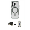 MARSİLYAN™- iPhone 14 Pro Kılıf Yadigar Klasik Özel Seri - Siyah Bilvis Hayalet Cam Ekran Koruyucu + Raze Metal Kamera Lens - GD