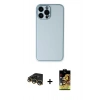 MARSİLYAN™- iPhone 14 Pro Kılıf Yadigar Klasik - Siyah Buffer Cam Ekran Koruyucu + Raze Metal Kamera Lens - GD