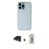 MARSİLYAN™- iPhone 14 Pro Kılıf Yadigar Klasik - Siyah Polymer Nano Ekran Koruyucu + Raze Metal Kamera Lens - GD