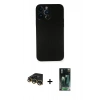 MARSİLYAN™- iPhone 14 Pro Kılıf Yadigar Yansıma Serisi - Siyah 360 Mat Full Body Arka Koruyucu + Raze Metal Kamera Lens - GD