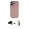 MARSİLYAN™- iPhone 14 Pro Kılıf Yadigar Yansıma Serisi - Siyah 6D Mat Seramik Hayalet Nano Ekran Koruyucu + Raze Metal Kamera Lens - GD