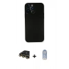 MARSİLYAN™- iPhone 14 Pro Kılıf Yadigar Yansıma Serisi - Siyah Joko Magic 5D Cam + Raze Metal Kamera Lens - GD