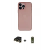 MARSİLYAN™- iPhone 14 Pro Kılıf Yadigar Yansıma Serisi - Siyah Joko Magic 5D Hayalet Cam + Raze Metal Kamera Lens - GD