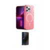 MARSİLYAN™- iPhone 14 Pro Kılıf Yankı Çizgi - Siyah 3D Antistatik Hayalet Cam Ekran Koruyucu