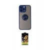 MARSİLYAN™- iPhone 14 Pro Kılıf Yörünge Çizgi - Siyah Buffer Cam Ekran Koruyucu