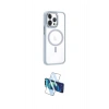 MARSİLYAN™- iPhone 14 Pro Kılıf Yörünge Klasik - Siyah 3D Antistatik Cam Ekran Koruyucu