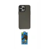 MARSİLYAN™- iPhone 14 Pro Kılıf Zirve Doku Koleksiyonu - Siyah 18D Cam Ekran Koruyucu