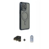 MARSİLYAN™- iPhone 14 Pro Kılıf Zirve Doku Prime - Siyah Joko Magic 5D Cam + Raze Metal Kamera Lens - GD