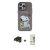 MARSİLYAN™- iPhone 14 Pro Kılıf Zirve Form Özel Seri - Siyah 20D Premium Cam Ekran Koruyucu + Raze Metal Kamera Lens - GD