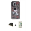 MARSİLYAN™- iPhone 14 Pro Kılıf Zirve Form Özel Seri - Siyah 20D Premium Cam Ekran Koruyucu + Raze Metal Kamera Lens - GD