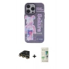MARSİLYAN™- iPhone 14 Pro Kılıf Zirve Form Özel Seri - Siyah 20D Premium Cam Ekran Koruyucu + Raze Metal Kamera Lens - GD