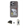 MARSİLYAN™- iPhone 14 Pro Kılıf Zirve Form Özel Seri - Siyah Bilvis Hayalet Cam Ekran Koruyucu + Raze Metal Kamera Lens - GD