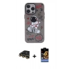 MARSİLYAN™- iPhone 14 Pro Kılıf Zirve Form Özel Seri - Siyah Buffer Hayalet Cam Ekran Koruyucu + Raze Metal Kamera Lens - GD