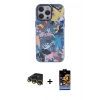 MARSİLYAN™- iPhone 14 Pro Kılıf Zirve Form Özel Seri - Siyah Buffer Hayalet Cam Ekran Koruyucu + Raze Metal Kamera Lens - GD