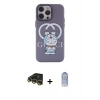 MARSİLYAN™- iPhone 14 Pro Kılıf Zirve Form Özel Seri - Siyah Joko Magic 5D Cam + Raze Metal Kamera Lens - GD