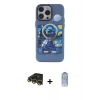 MARSİLYAN™- iPhone 14 Pro Kılıf Zirve Form Özel Seri - Siyah Joko Magic 5D Cam + Raze Metal Kamera Lens - GD