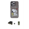 MARSİLYAN™- iPhone 14 Pro Kılıf Zirve Form Özel Seri - Siyah Joko Magic 5D Hayalet Cam + Raze Metal Kamera Lens - GD