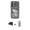 MARSİLYAN™- iPhone 14 Pro Kılıf Zirve Form Özel Seri - Siyah Polymer Nano Ekran Koruyucu + Raze Metal Kamera Lens - GD