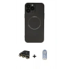 MARSİLYAN™- iPhone 14 Pro Kılıf Zirve Klasik Prime - Siyah Joko Magic 5D Cam + Raze Metal Kamera Lens - GD