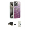 MARSİLYAN™- iPhone 14 Pro Kılıf Zirve Modern Prime - Şeffaf Pasifik Cam Ekran Koruyucu + Raze Metal Kamera Lens - GD