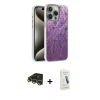 MARSİLYAN™- iPhone 14 Pro Kılıf Zirve Modern Prime - Şeffaf Pasifik Cam Ekran Koruyucu + Raze Metal Kamera Lens - GD