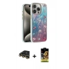 MARSİLYAN™- iPhone 14 Pro Kılıf Zirve Modern Prime - Siyah Buffer Cam Ekran Koruyucu + Raze Metal Kamera Lens - GD